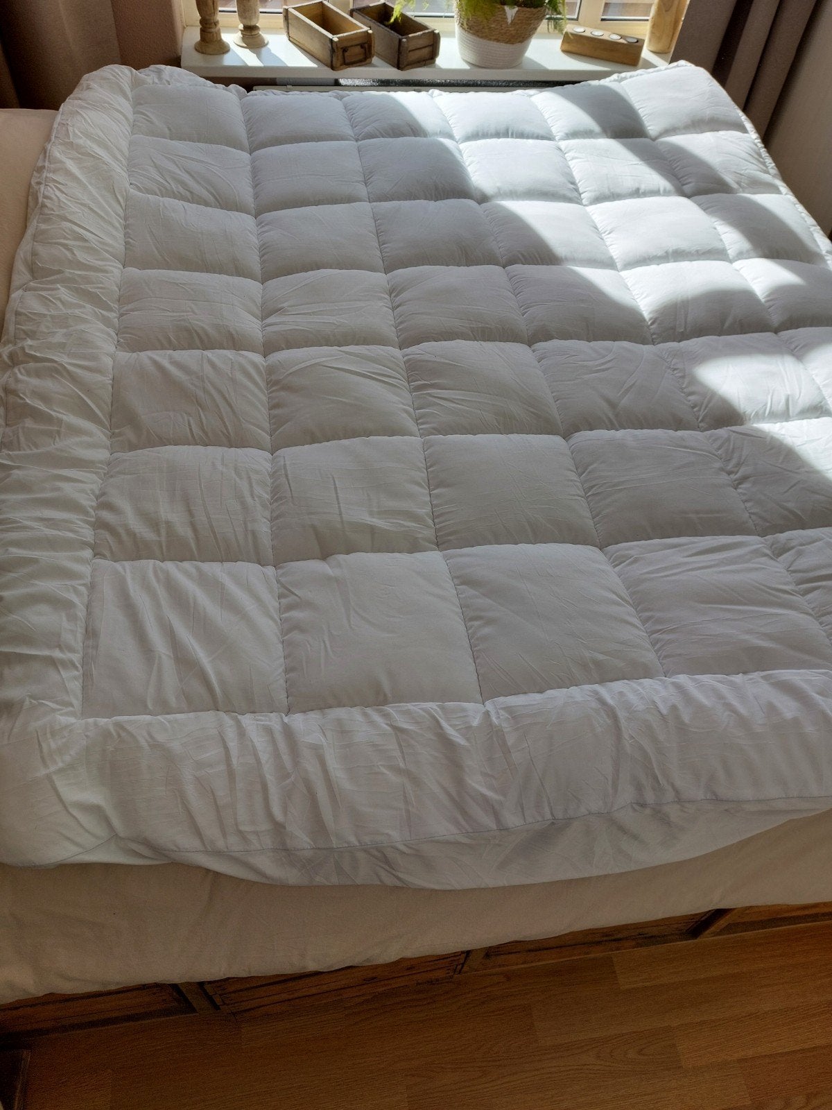 Opleg matras, Wit, Overige typen, Tweepersoons, Ophalen of Verzenden