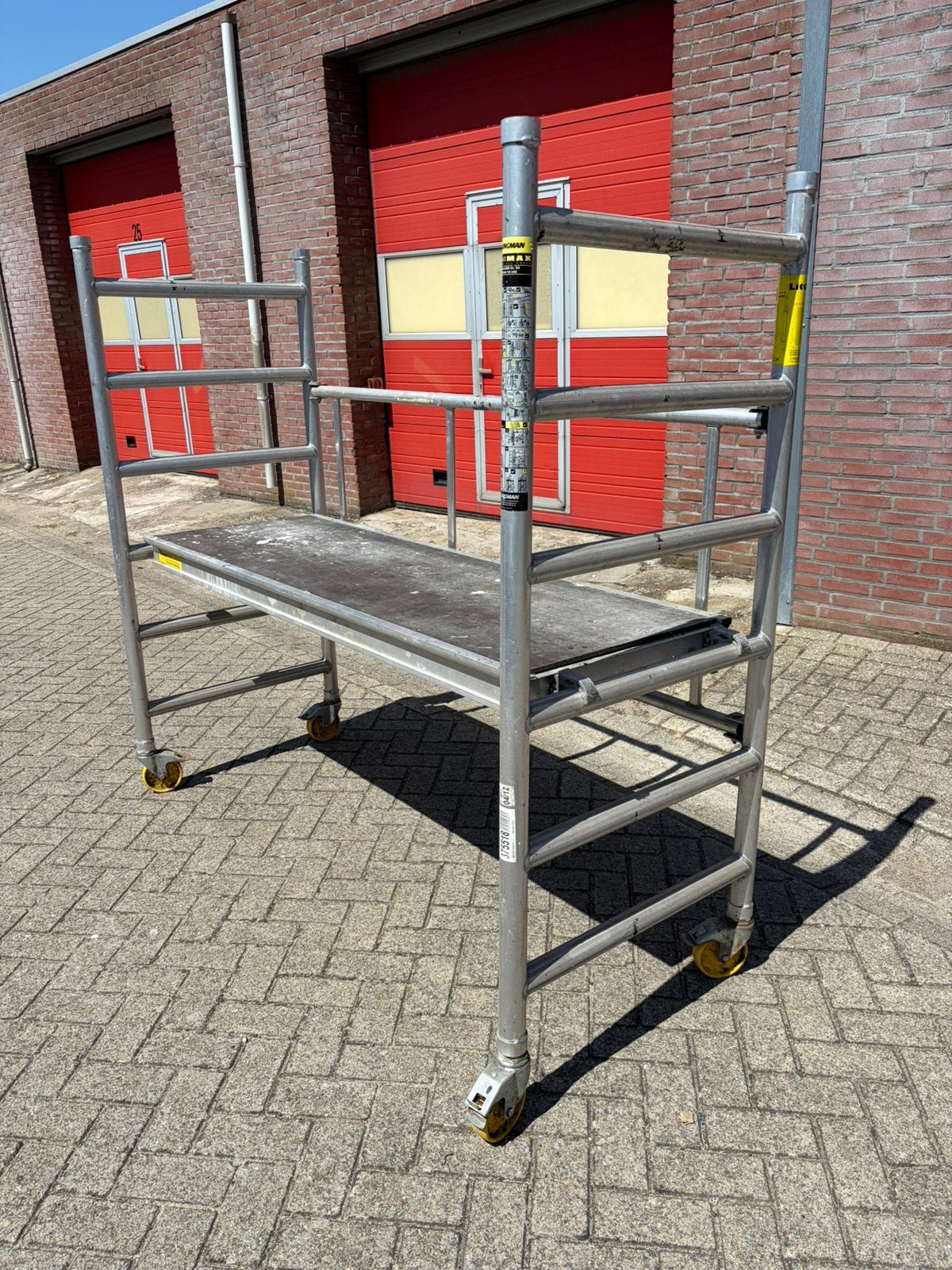 Zgan Professionele vouwsteiger Little Jumbo kamersteiger, Ophalen, Zo goed als nieuw, Rolsteiger of Kamersteiger, Minder dan 2 meter