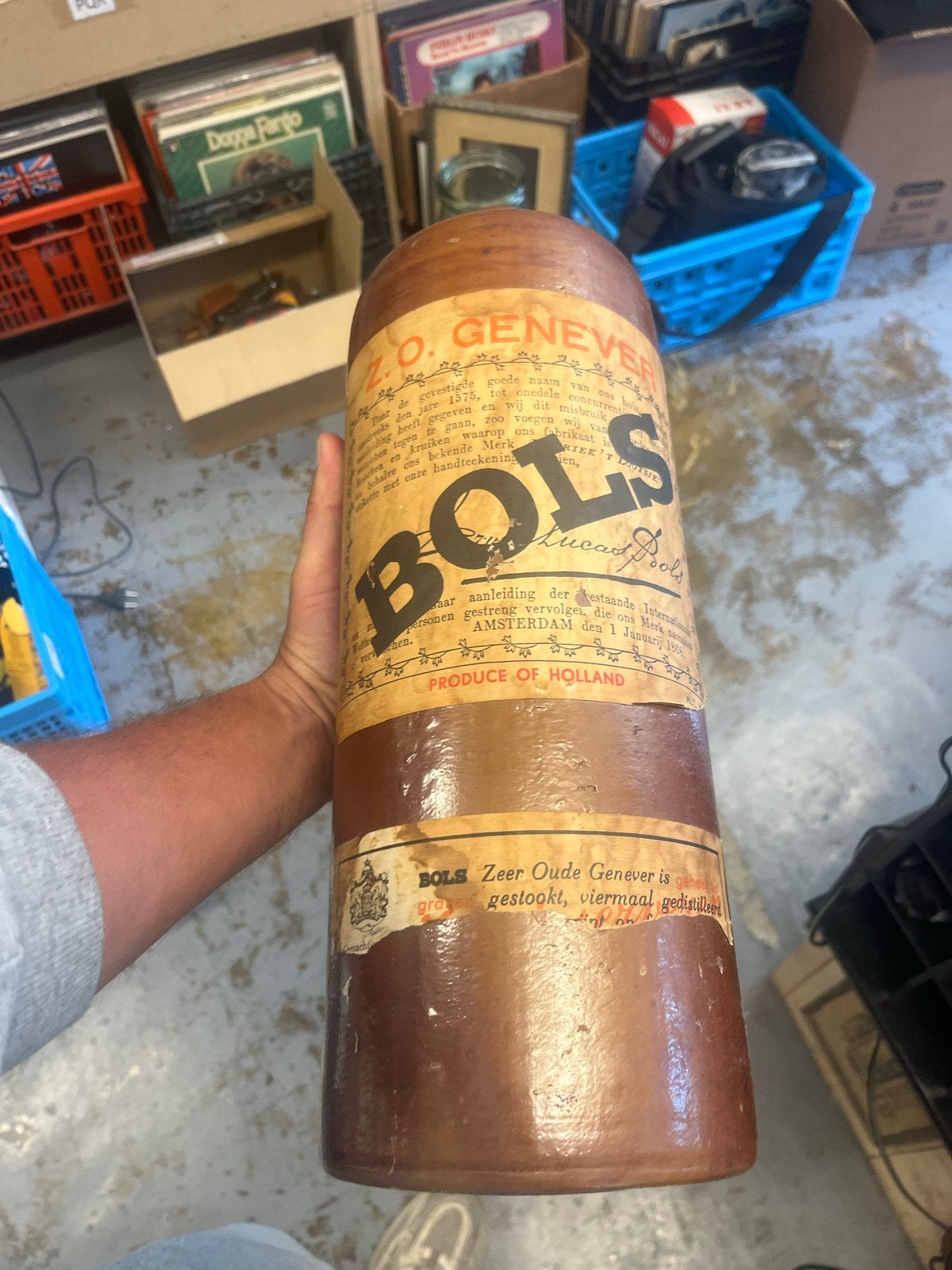 Grote Bols Zeer Oude Genever kruik - Lucas Bols, Ophalen