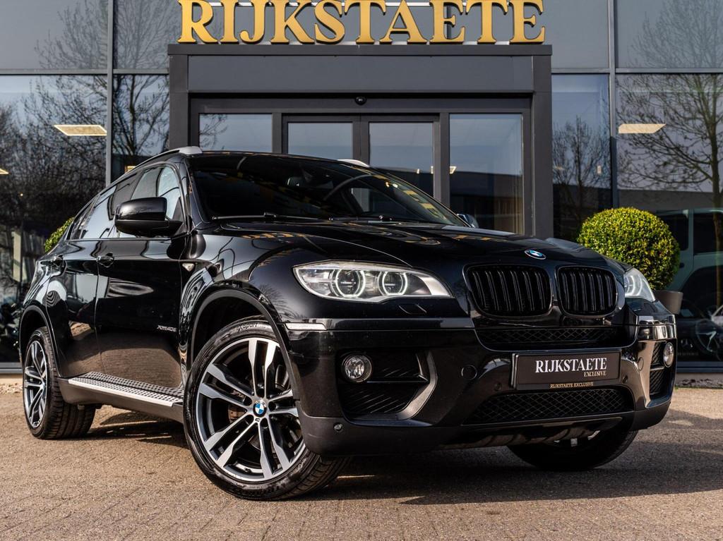 BMW X6 xDrive40d High Executive|PANO|MEMORY|HEAD-UP|360°, Auto's, BMW, Euro 5, Gebruikt, Zwart, 4 stoelen