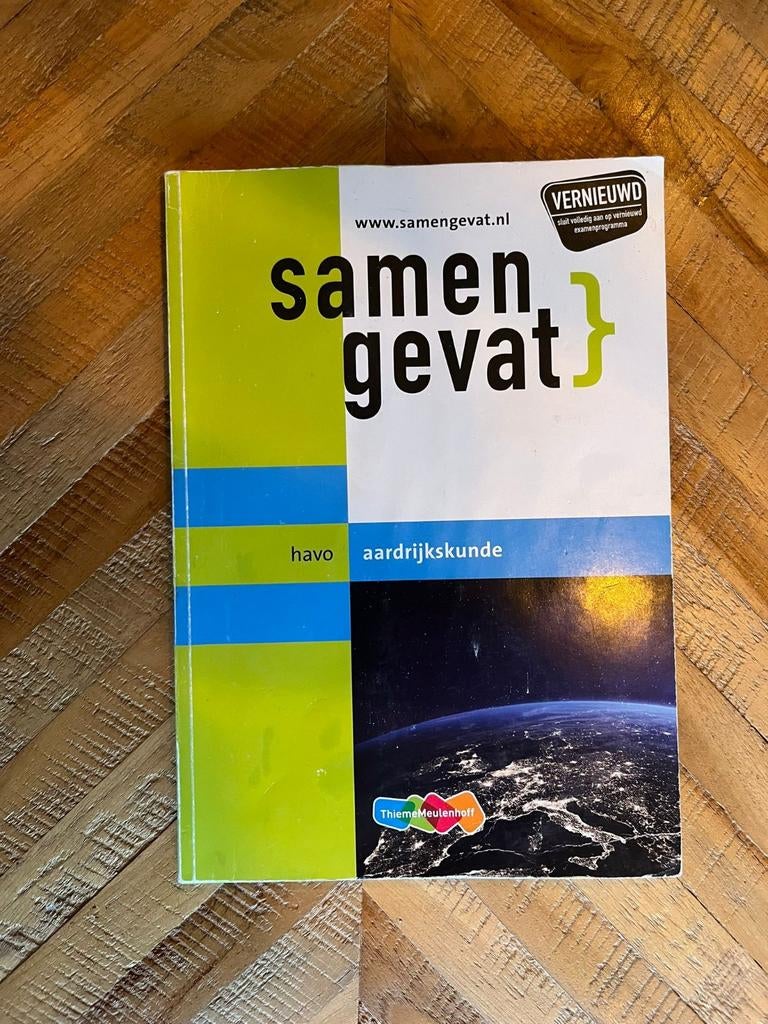 Gratis: Samengevat havo aardrijkskunde, Ophalen of Verzenden, Zo goed als nieuw, HAVO, Aardrijkskunde