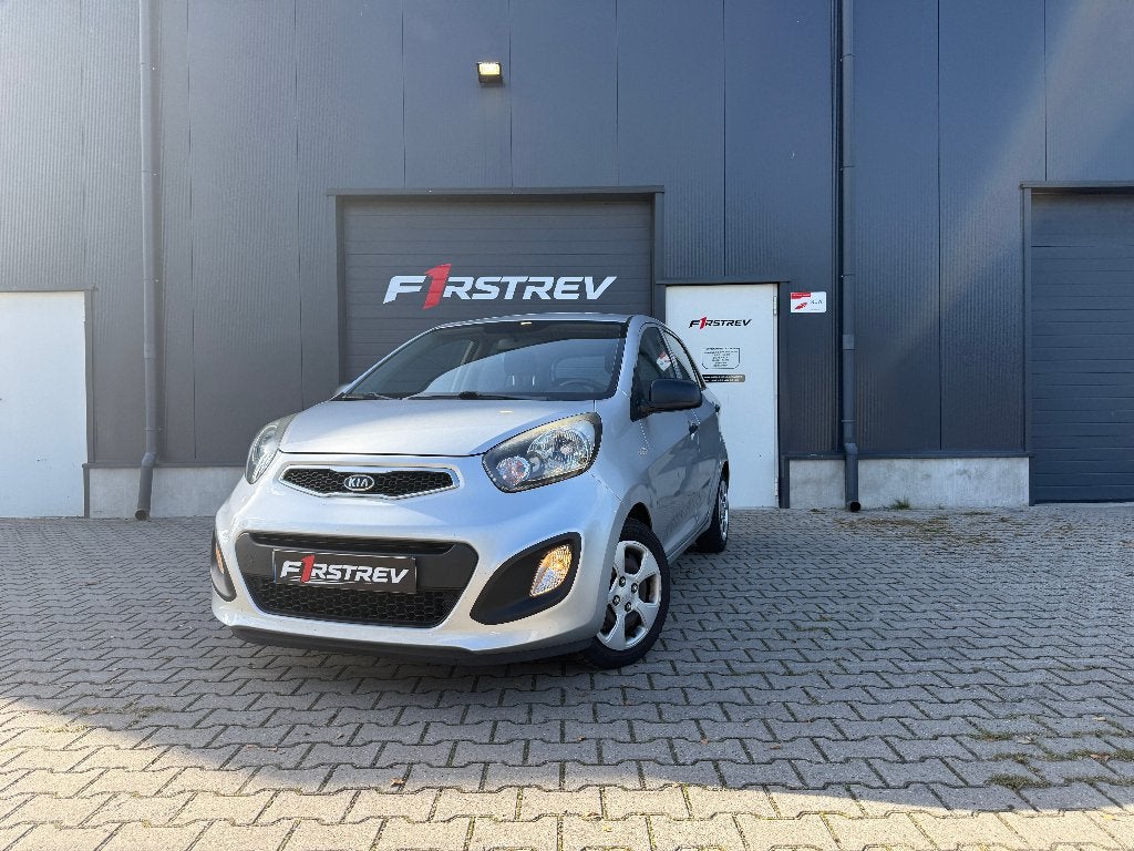 Kia Picanto 1.0 Active Cvvt 5-DRS ELEK RAMEN/AIRCO/LAGE KM!, Auto's, Voorwielaandrijving, Stof, Zwart, 400 kg