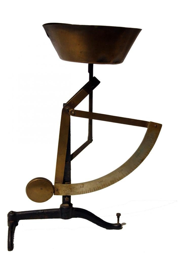 Vintage brievenweger - Functionerend - brievenweegschaal, Antiek en Kunst, Antiek | Gereedschap en Instrumenten, Ophalen of Verzenden