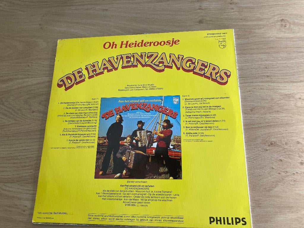 LP De Havenzangers, Ophalen of Verzenden, Gebruikt, Overige formaten, Levenslied of Smartlap