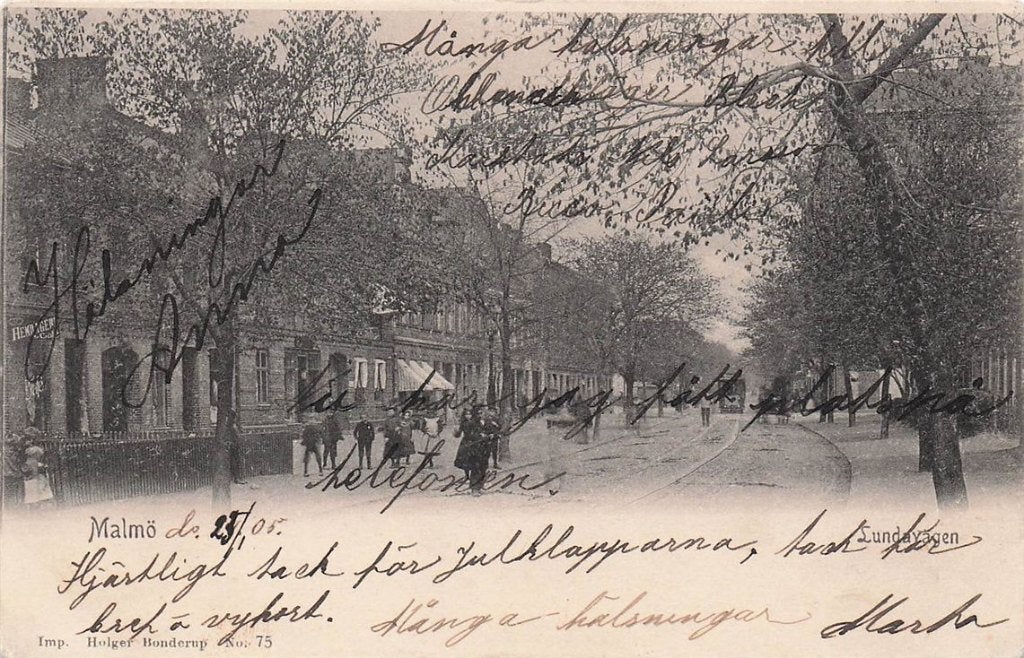 703-162-033 Malmö, Verzenden, Voor 1920, Overig Europa