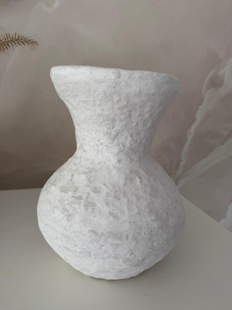 Vaas papier maché, Overige materialen, Overige kleuren, Ophalen of Verzenden, Zo goed als nieuw