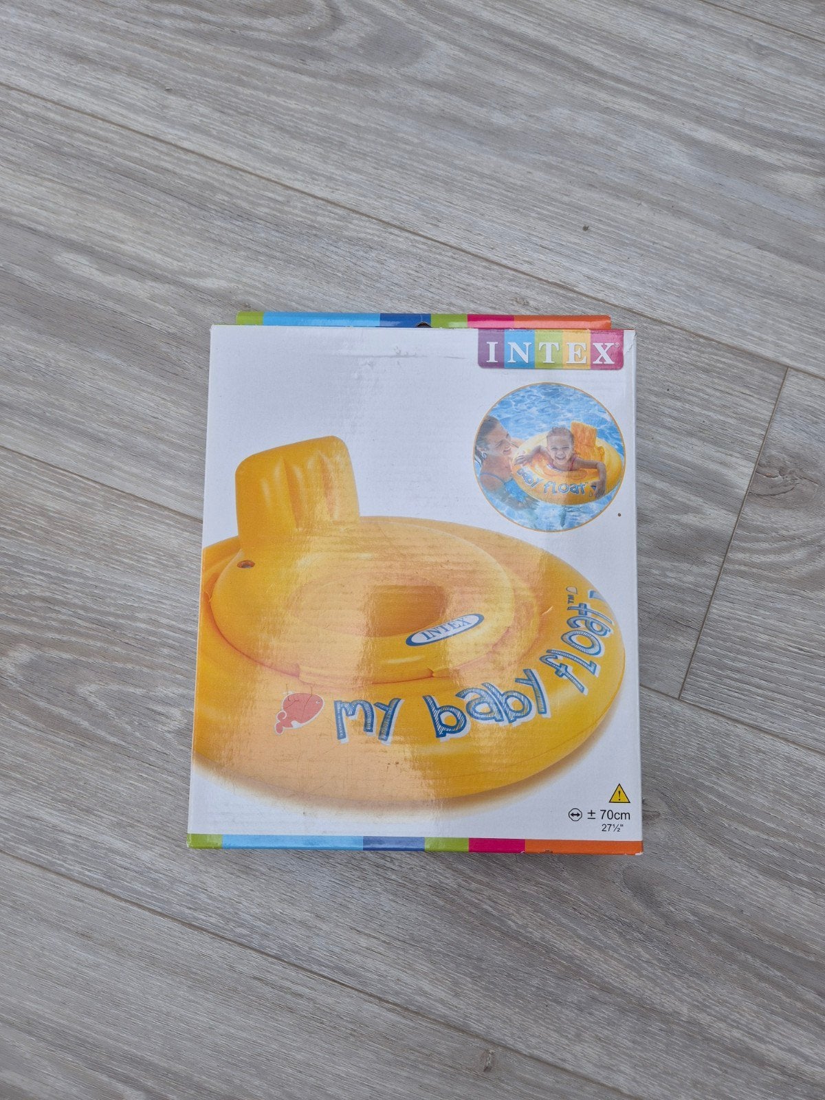 Intex My Baby Float zwemband - Geel, 70cm, Ophalen of Verzenden, Nieuw