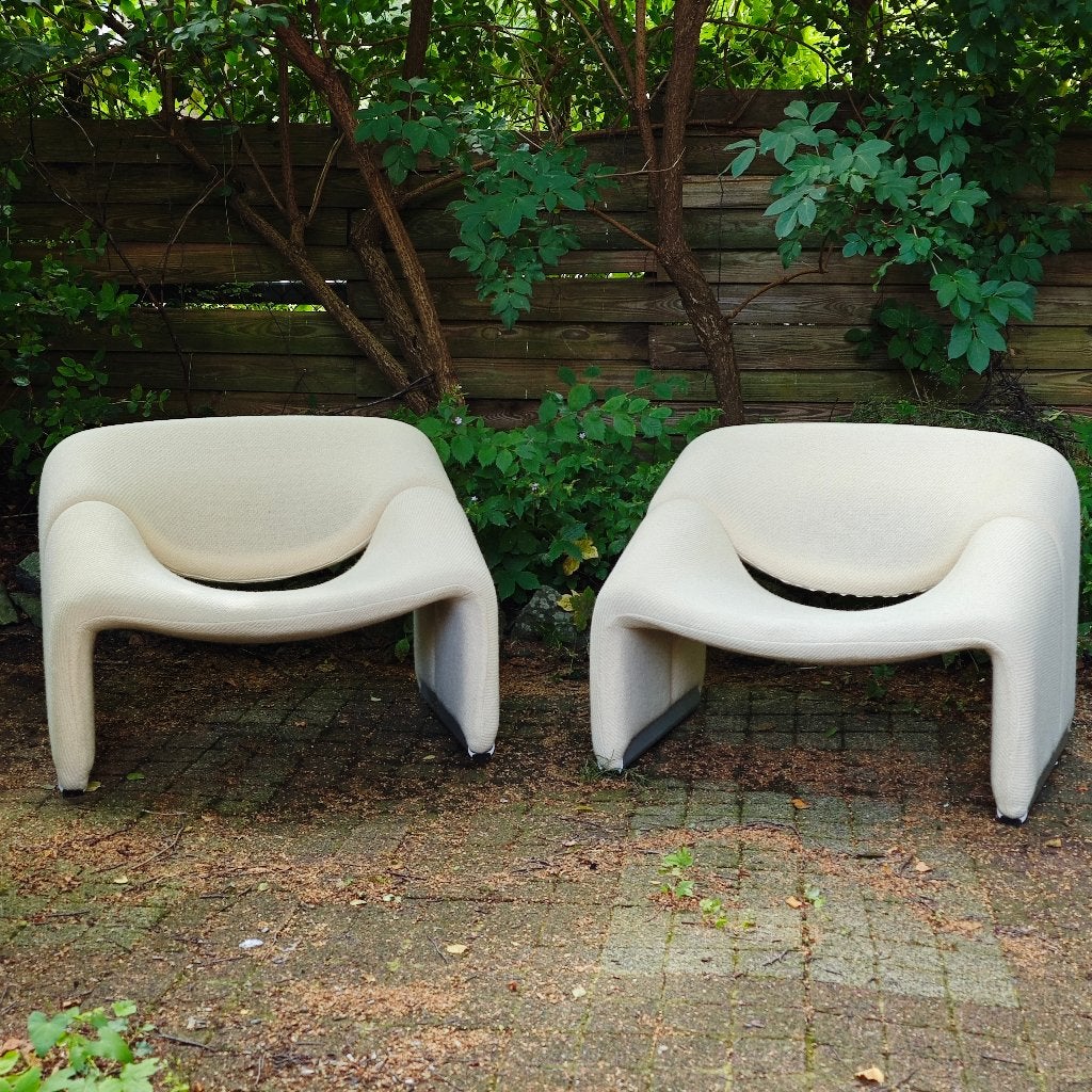 Artifort Groovy F598 lounge stoelen Pierre Paulin, Ophalen, Onbekend, 75 tot 100 cm, Zo goed als nieuw