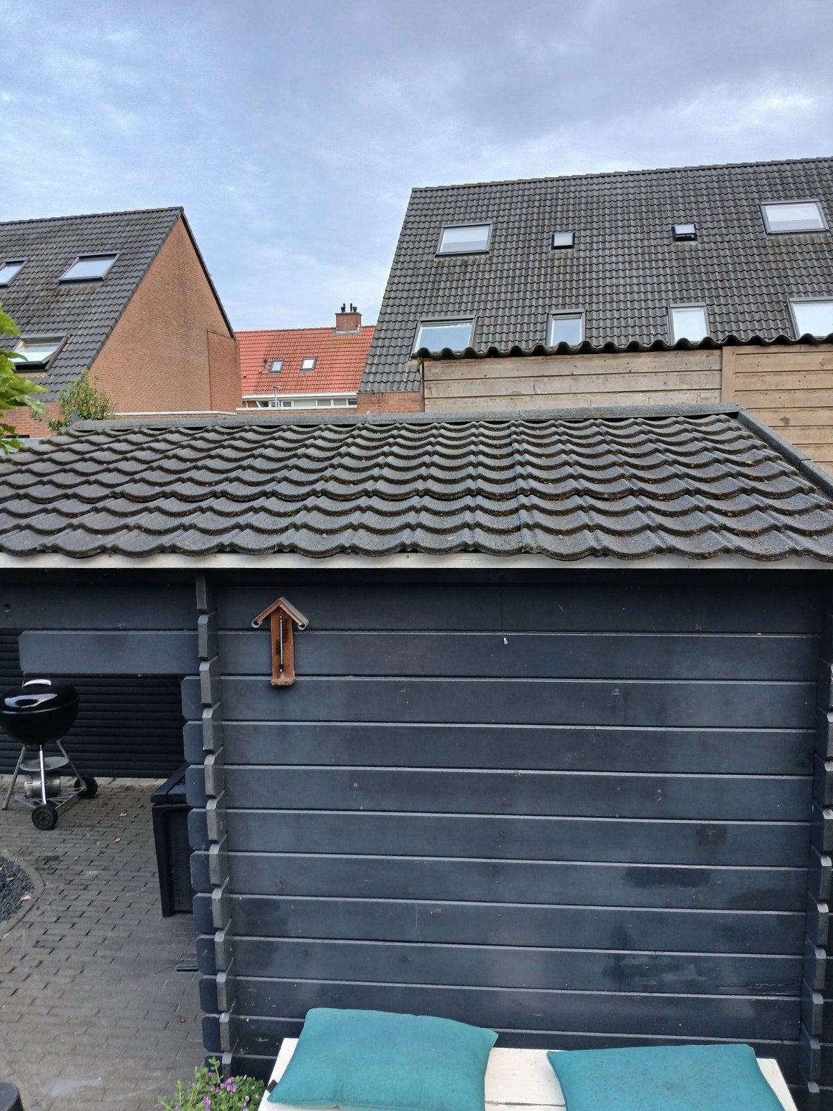 Dak tuinhuis gebruikt., Gebruikt, Tuinhuis, Metaal, Ophalen