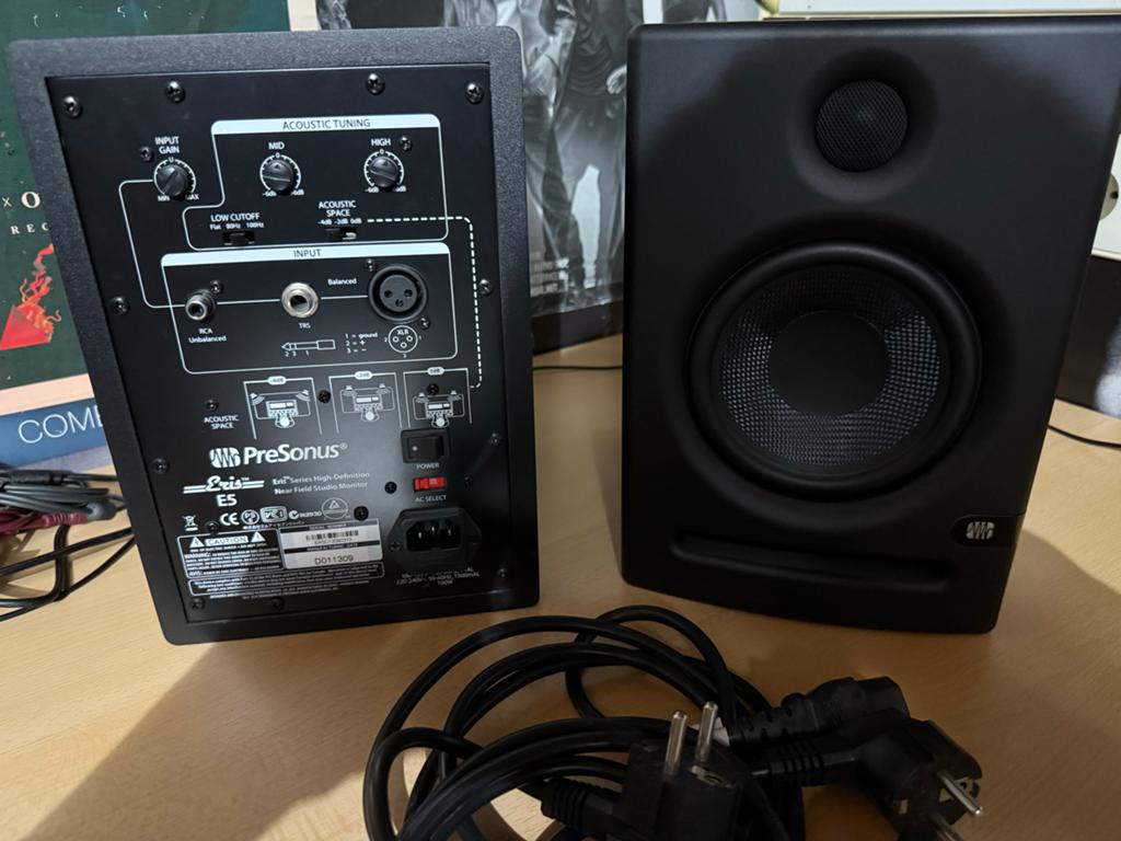 Presonus Eris E5 Studio Monitoren (Paar), Overige merken, Ophalen of Verzenden, Zo goed als nieuw, 60 tot 120 watt