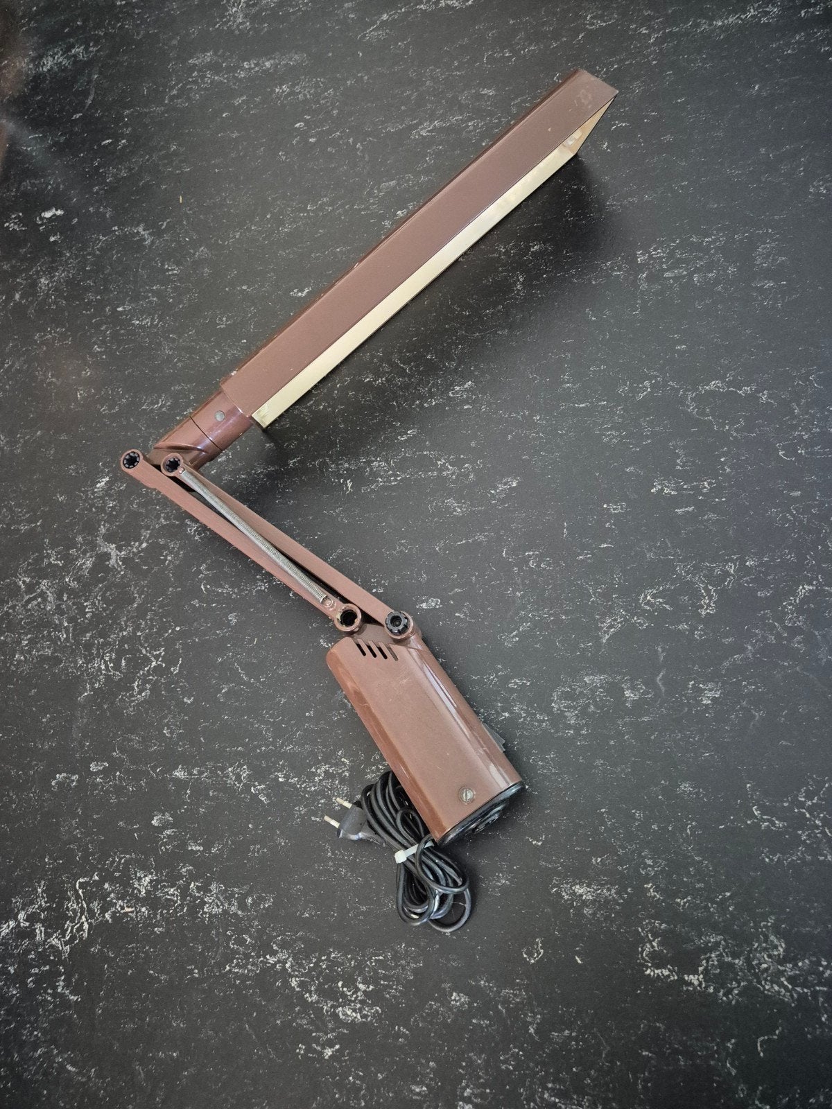 Fagerhult bruine bureaulamp, Huis en Inrichting, Ophalen, Bureaulamp