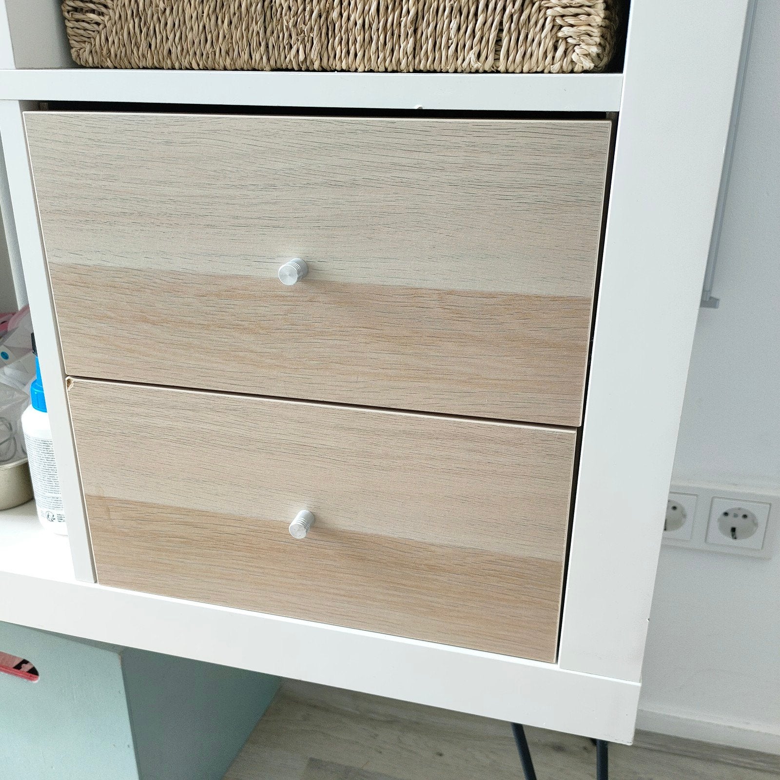 Ikea Kallax ladeinzet beuken, Ophalen, Minder dan 50 cm, Gebruikt, 1 of 2 laden