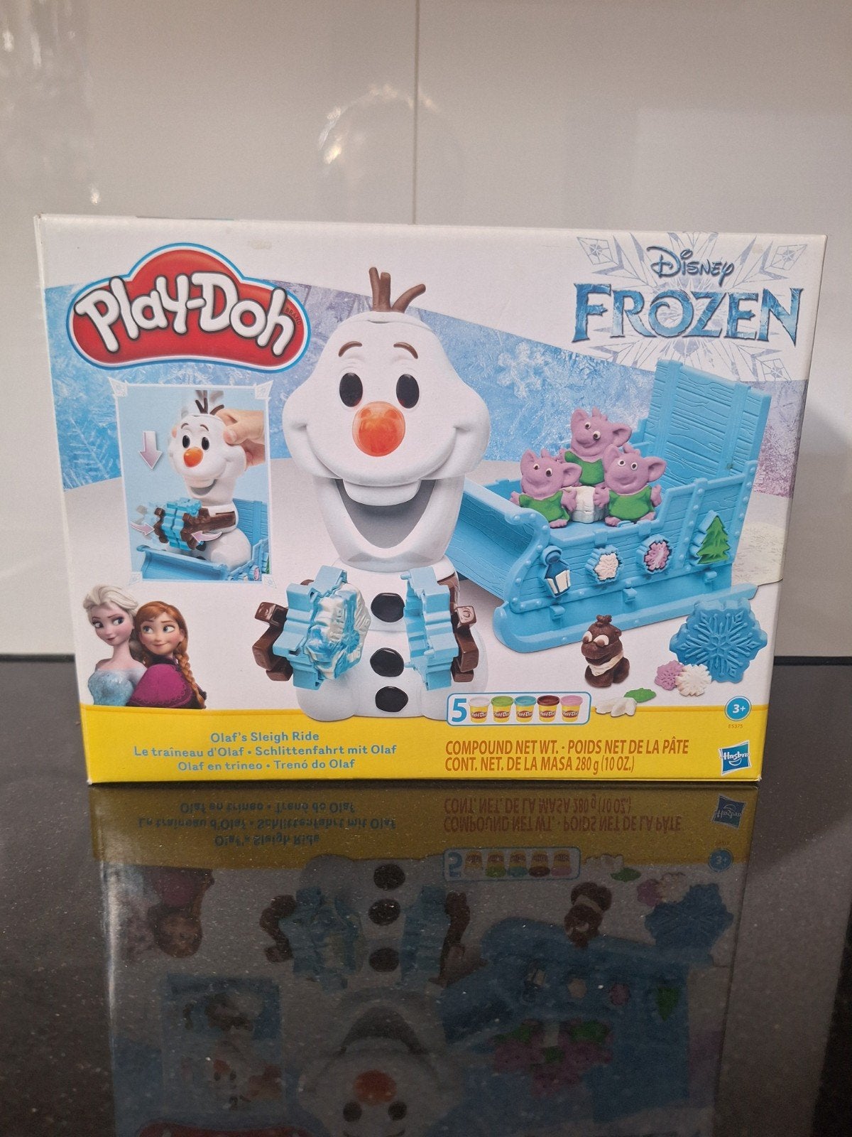 Play-Doh Disney Frozen Olaf's Sleigh Ride met klei, Ophalen, Gebruikt, Knutselen