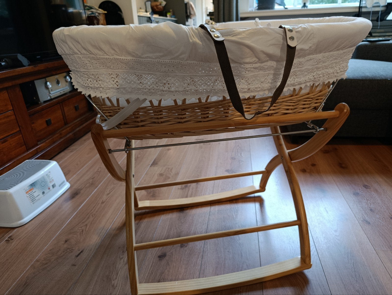 IZZIWOTNOT Baby Crib vintage style, Kinderen en Baby's, Babywiegjes en Ledikanten, Ophalen, Wieg