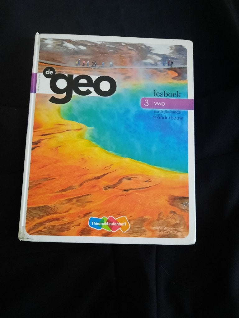 De Geo 3 VWO Lesboek, VWO, Verzenden, ThiemeMeulenhoff, Aardrijkskunde