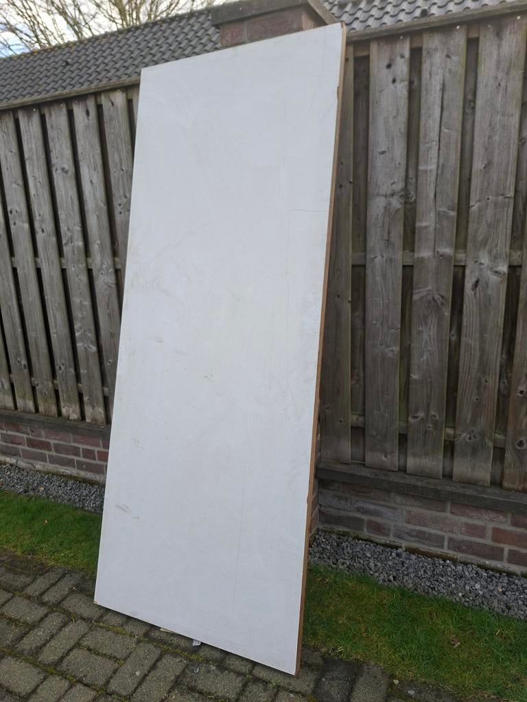 Binnendeur boarddeur stomp 83x211,5, Ophalen, 80 tot 100 cm, Binnendeur, Zo goed als nieuw