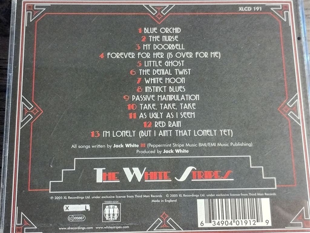 The White Stripes ‎– Get Behind Me Satan, Ophalen of Verzenden, Zo goed als nieuw, Poprock
