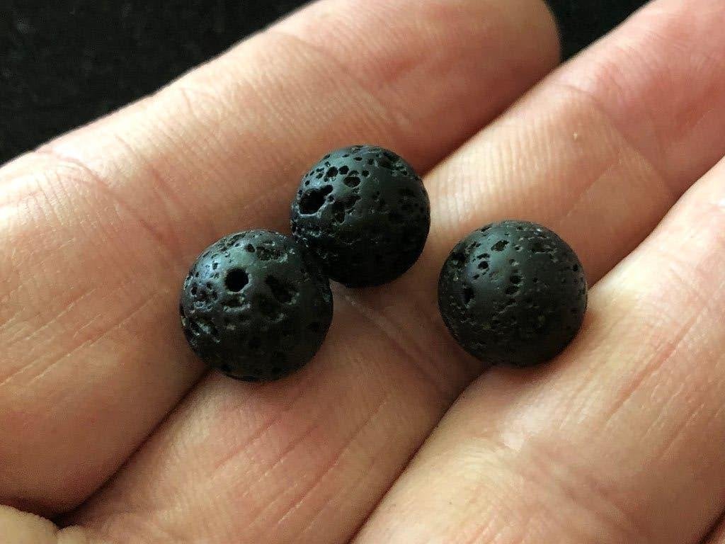 KRALEN van LAVA diep zwart ARCHEOLOGISCHE items apart., Ophalen of Verzenden