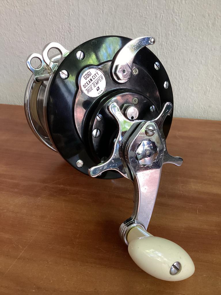 Big Game fishing reel- Ocean City True Temper 6061, Watersport en Boten, Hengelsport | Zeevissen, Ophalen of Verzenden, Zo goed als nieuw