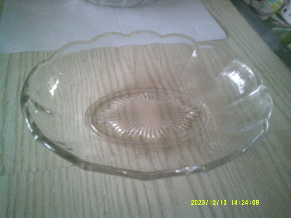 IJs/fruitschaaltjes(5st), Schaal, Ophalen of Verzenden, Ovaal, Glas