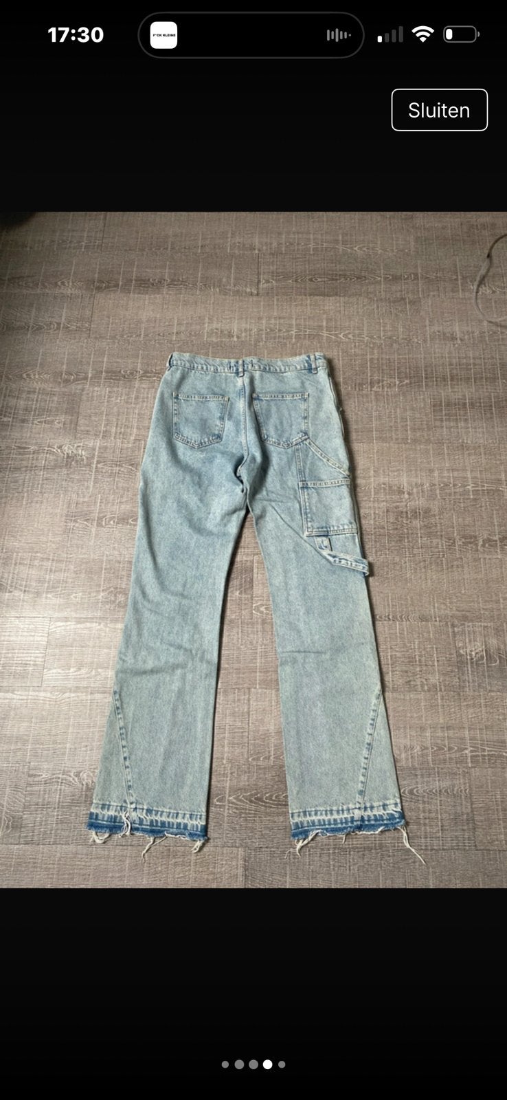 Equalite Broek 32, Verzenden, Zo goed als nieuw, Blauw, W32 (confectie 46) of kleiner
