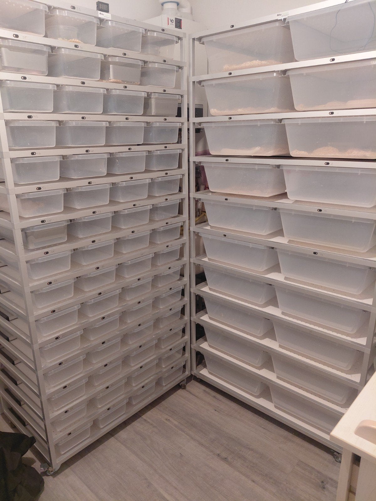 Aluracks racks LP19 en V28, Ophalen, Zo goed als nieuw