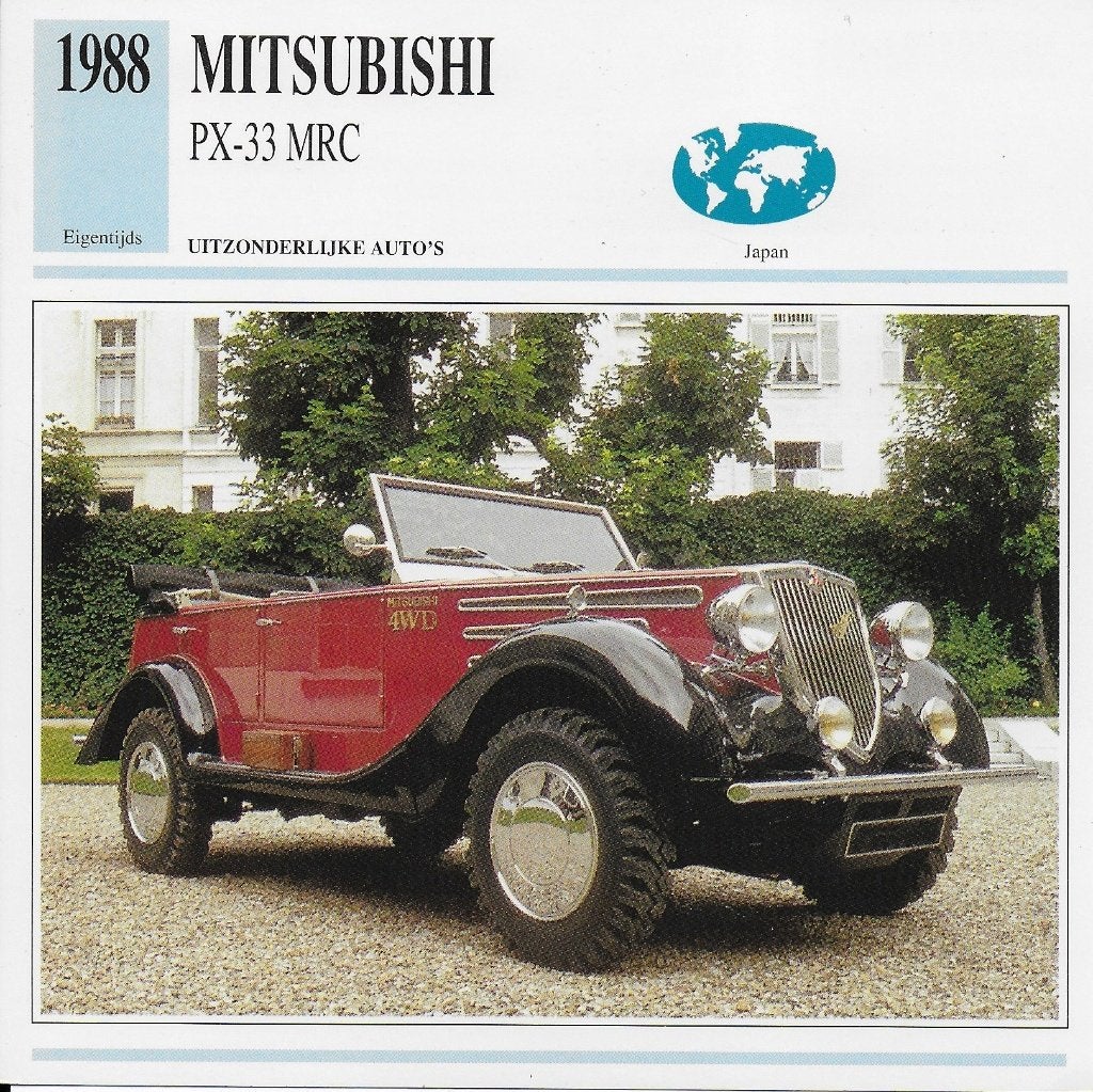 Ma864 autokaart mitsubishi ( 1988 ), Ophalen of Verzenden, Zo goed als nieuw, Auto's