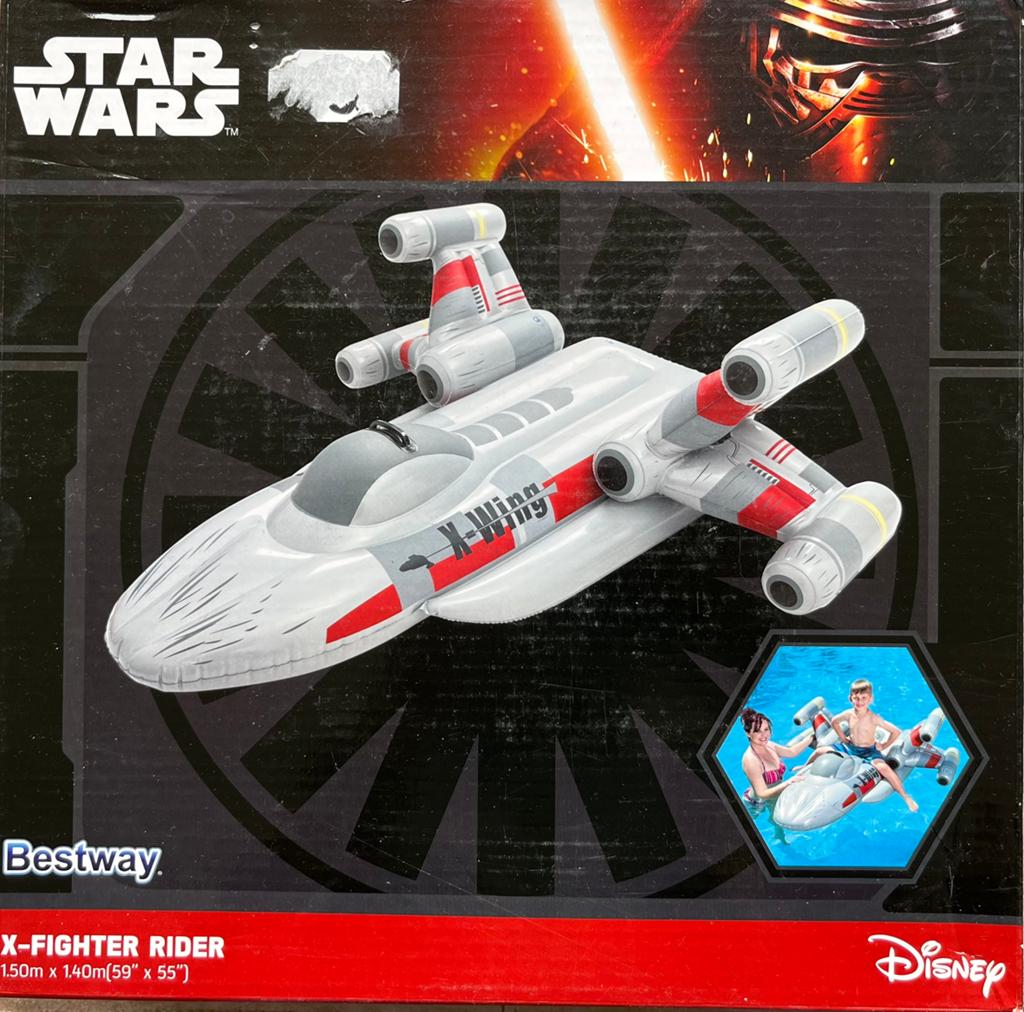 Star Wars X-Fighter Rider opblaasbaar zwembadspeelgoed, Ophalen, Nieuw