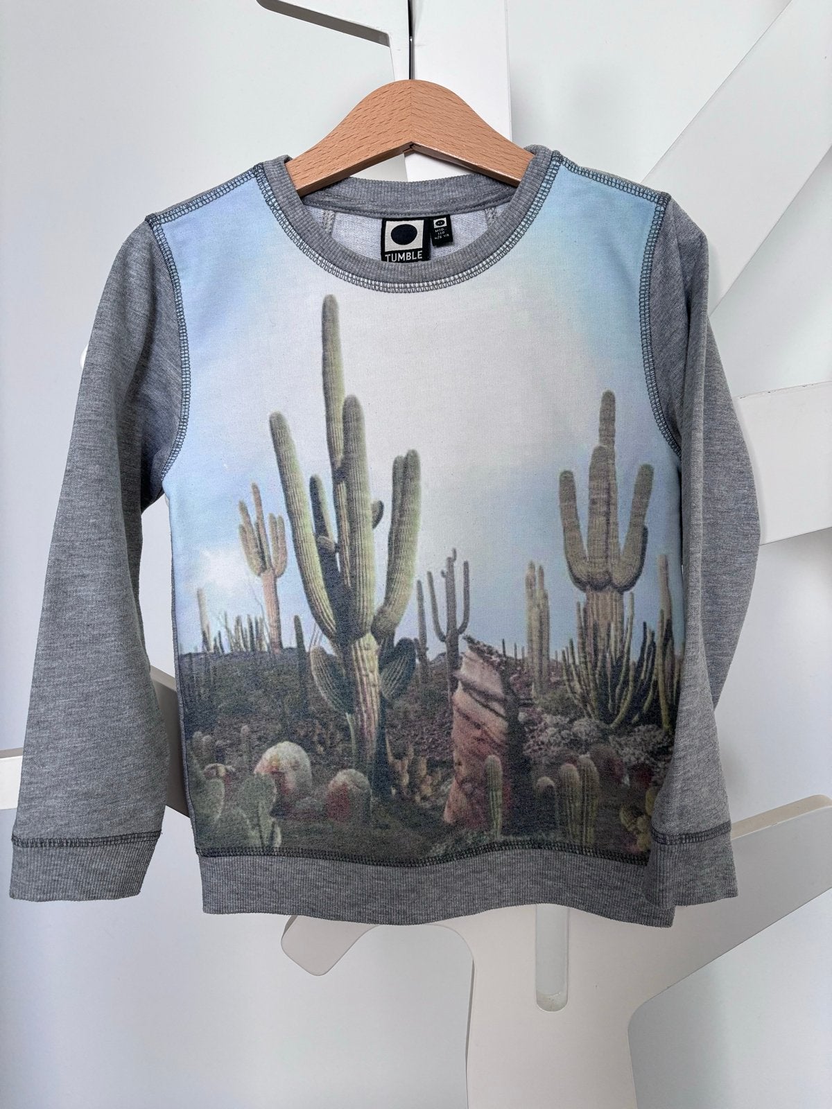 Tumble 'N Dry trui met cactusprint - Maat 110 (4/5 jaar), Ophalen of Verzenden, Zo goed als nieuw, Jongen of Meisje, Trui of Vest