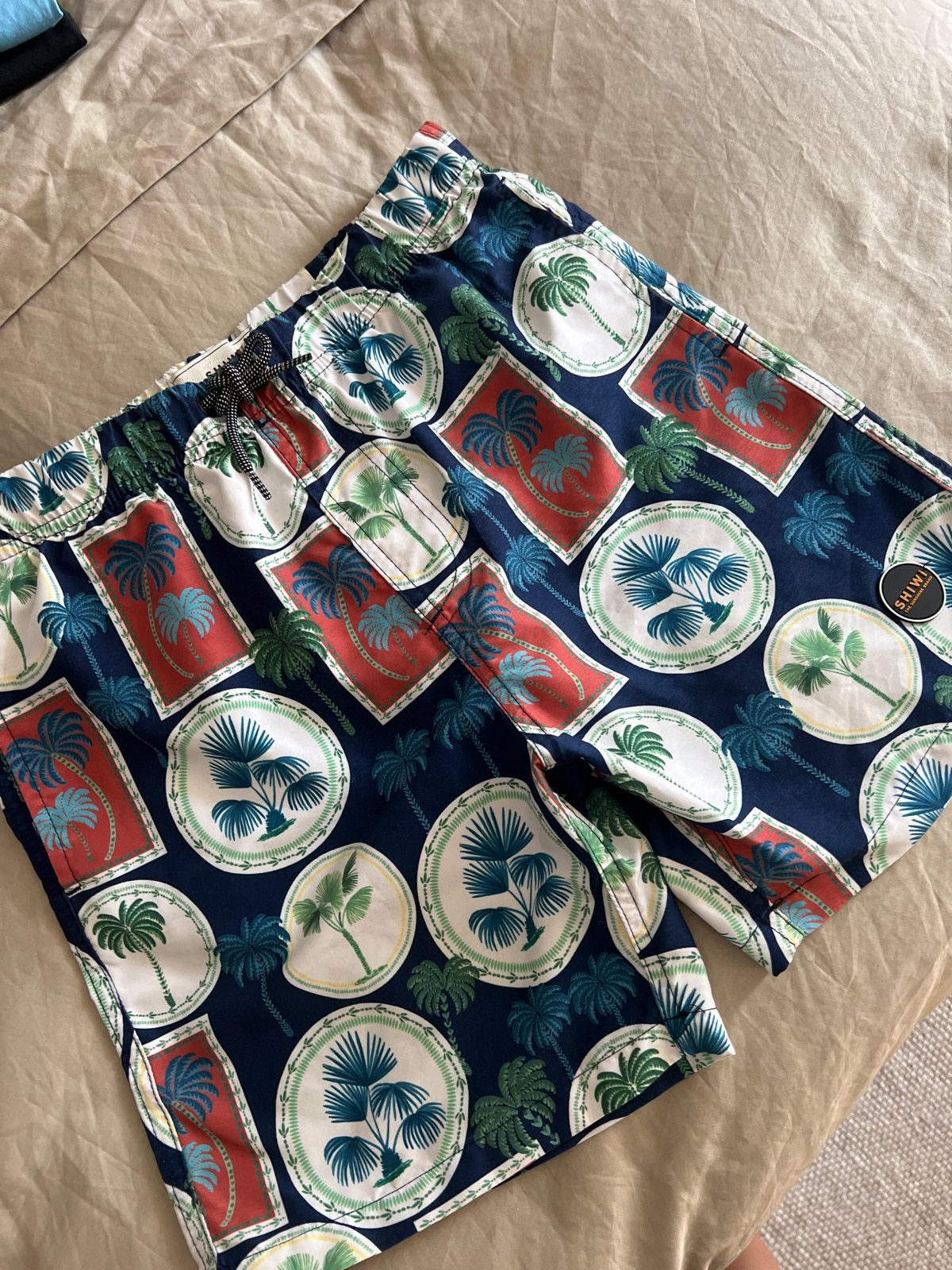 Shiwi Zwembroek met Palmbomenprint - Maat 158/164, Ophalen of Verzenden, Nieuw, Meerkleurig, Zwembroek of Short