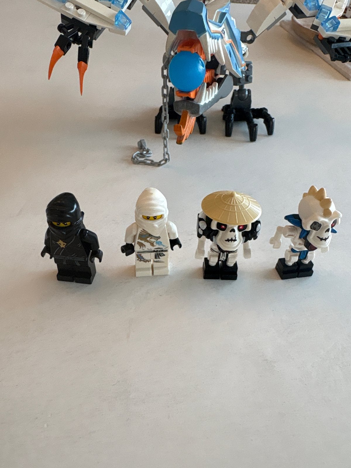 Lego Ninjago 2260 Ice Dragon Attack met extra poppetjes, Inclusief minifiguren, Gebruikt, Lego, Ophalen of Verzenden