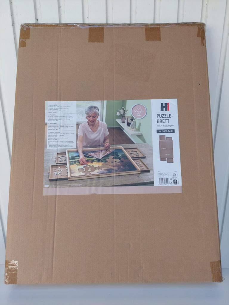 HI Puzzelbord met 4 uitschuifbare laden voor 1000 stukjes, Ophalen of Verzenden, 500 t/m 1500 stukjes, Nieuw, Overige typen