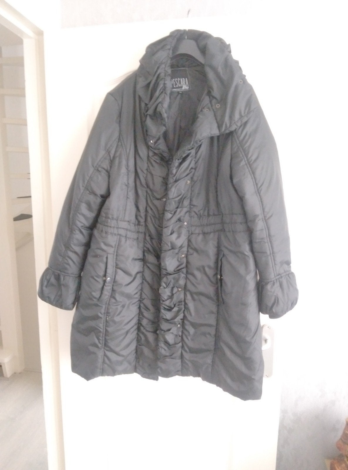 dames jas van pescara mt 48, Ophalen of Verzenden, Zo goed als nieuw, Maat 46/48 (XL) of groter, Zwart