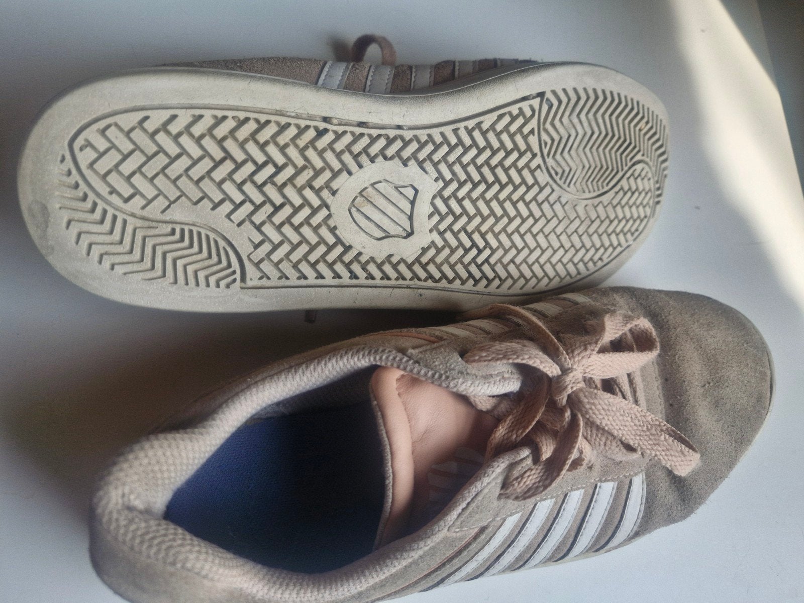 K-Swiss sneakers maat 39, Beige, Ophalen of Verzenden, Sneakers of Gympen, K-Swiss