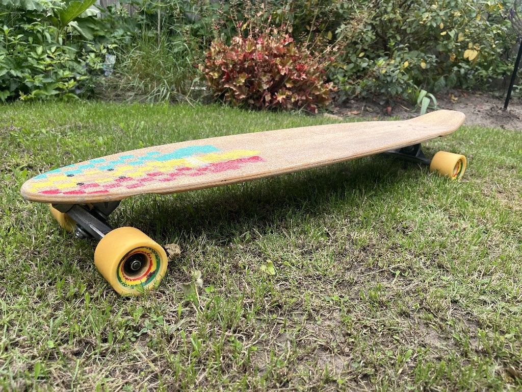 Longboard Nijdam Pro-Line 42" Bamboo Kicktail - Rijdt goed, Ophalen of Verzenden, Gebruikt, Overige typen, Longboard