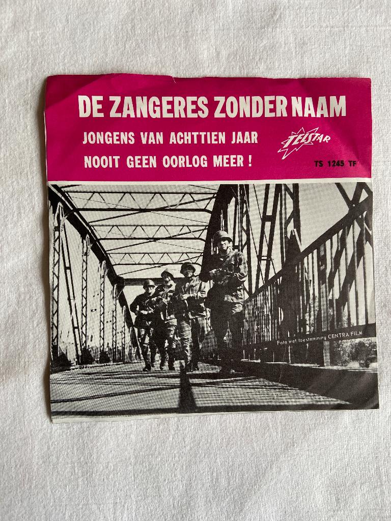 de zangeres zonder naam - jongens van achten jaar!, 7 inch, Single, Ophalen of Verzenden, Zo goed als nieuw