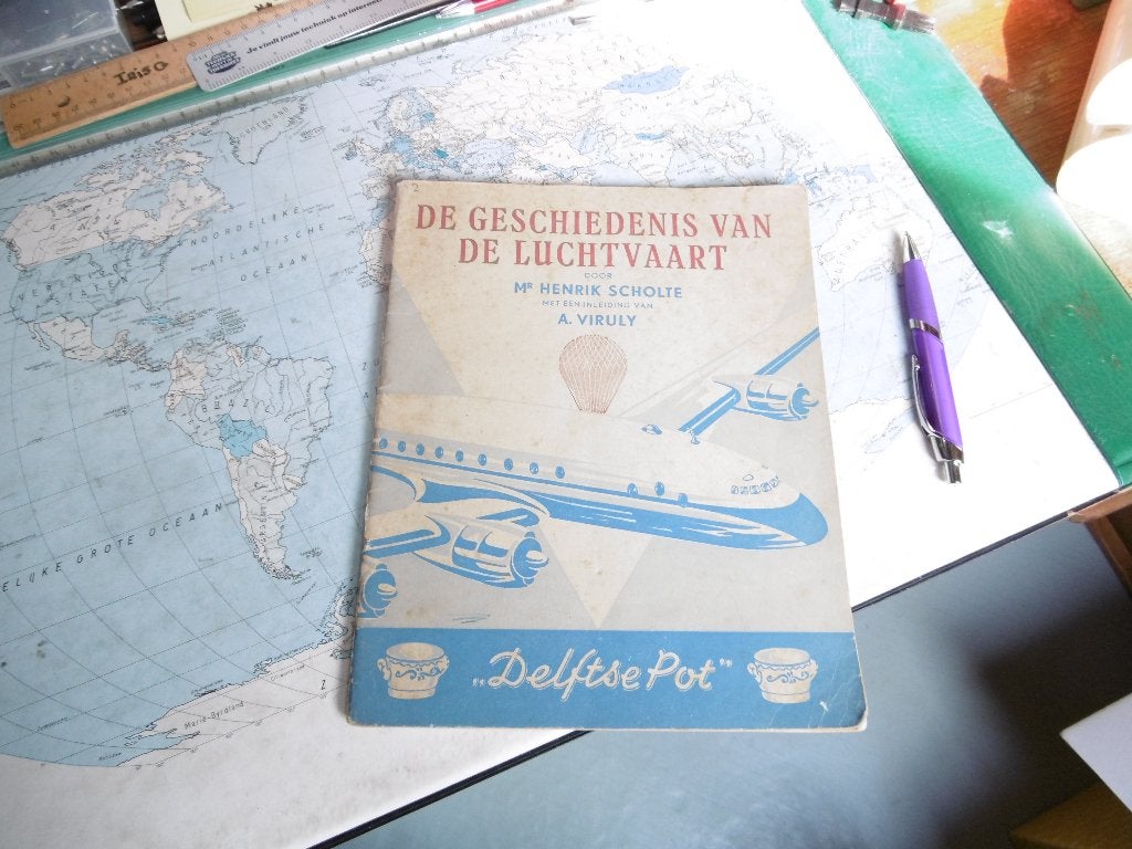 De Geschiedenis v/d Luchtvaart van 1952 - niet compleet, Verzenden, Zo goed als nieuw, Boek of Tijdschrift