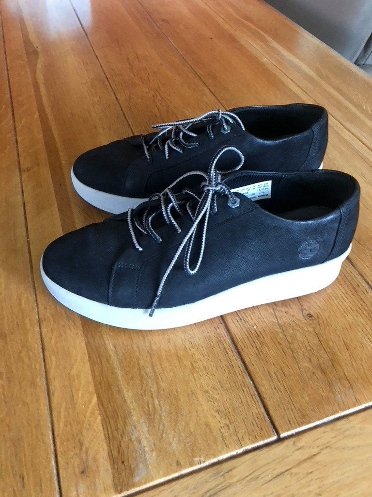 Zwarte leren Timberland Ortholite schoenen, mt 40, Zwart, Ophalen of Verzenden, Timberland, Sneakers of Gympen