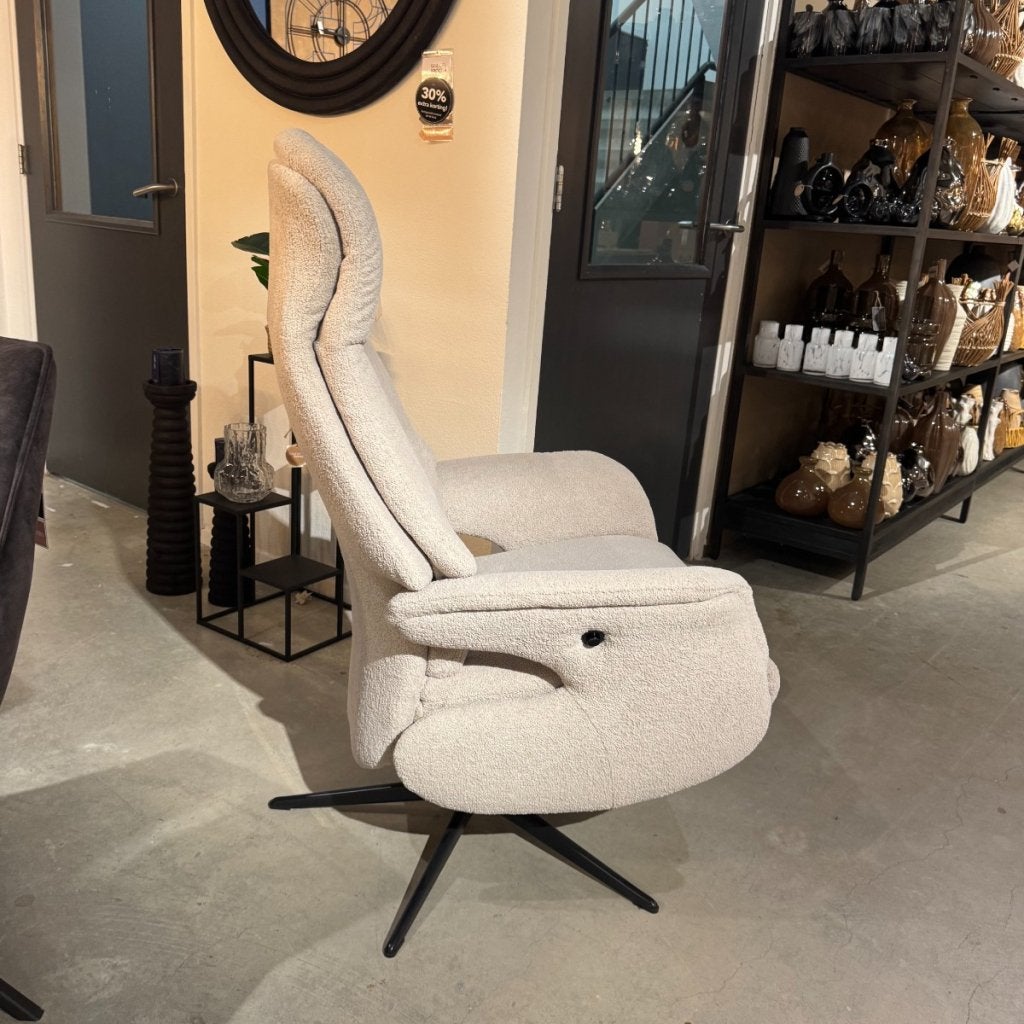 Relaxfauteuil Artizo - Stof Beige - Pronto Wonen, Huis en Inrichting, Niet ingevuld, Niet ingevuld, Niet ingevuld