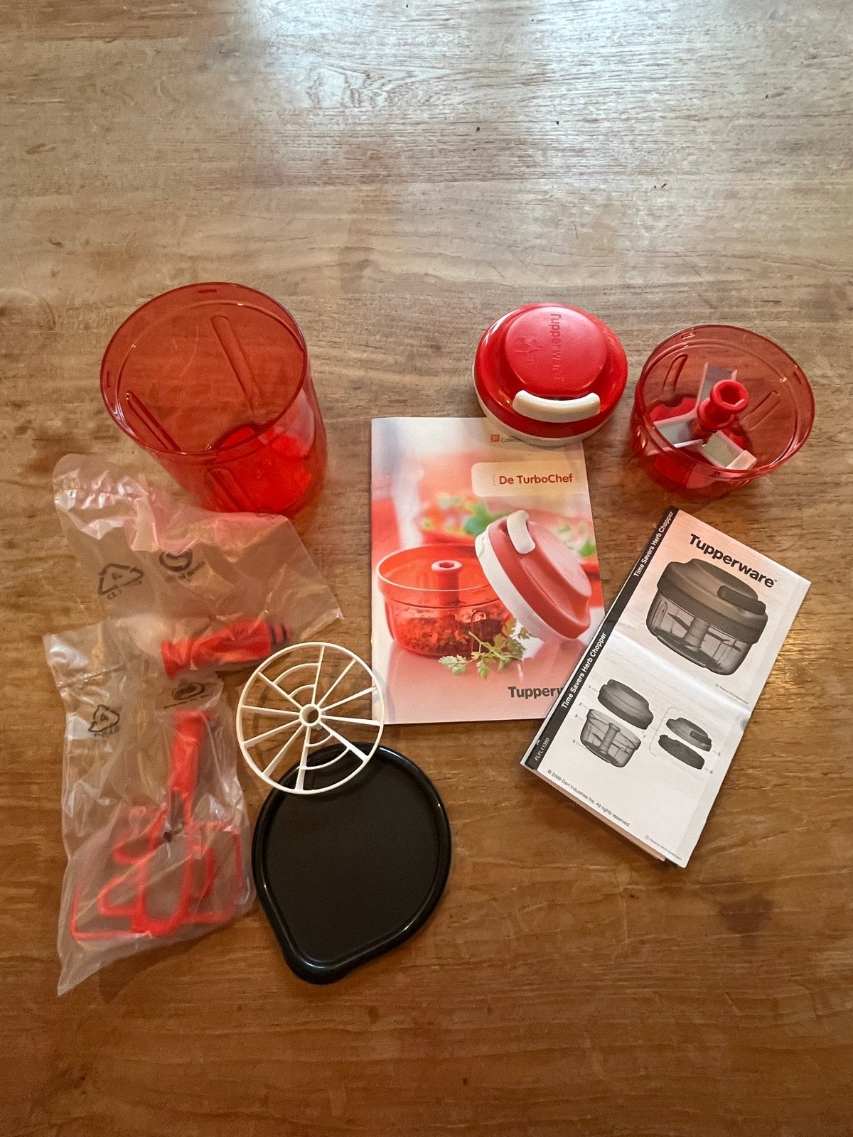 Tupperware TurboChef en SuperSonic Chopper - Nieuw, Ophalen, Nieuw, Rood, Overige typen