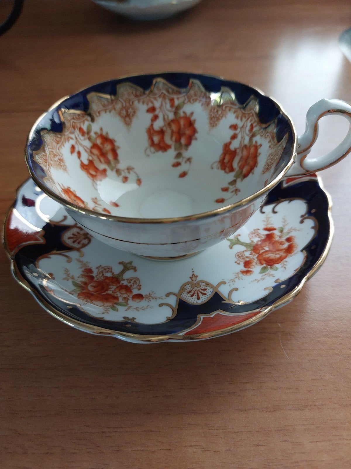Antiek theekopje en schotel - Royal Albert "Old Country Rose, Ophalen