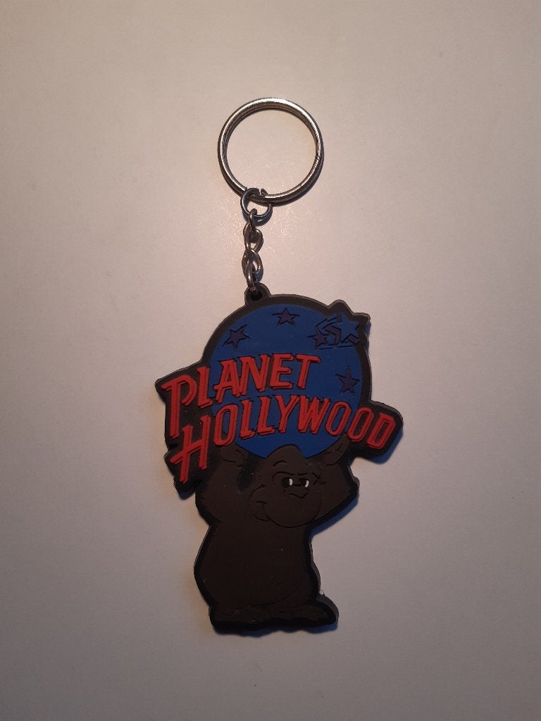 Sleutelhanger Planet Hollywood - Gorilla - Aap - verzamelen., Ophalen of Verzenden, Zo goed als nieuw, Merk