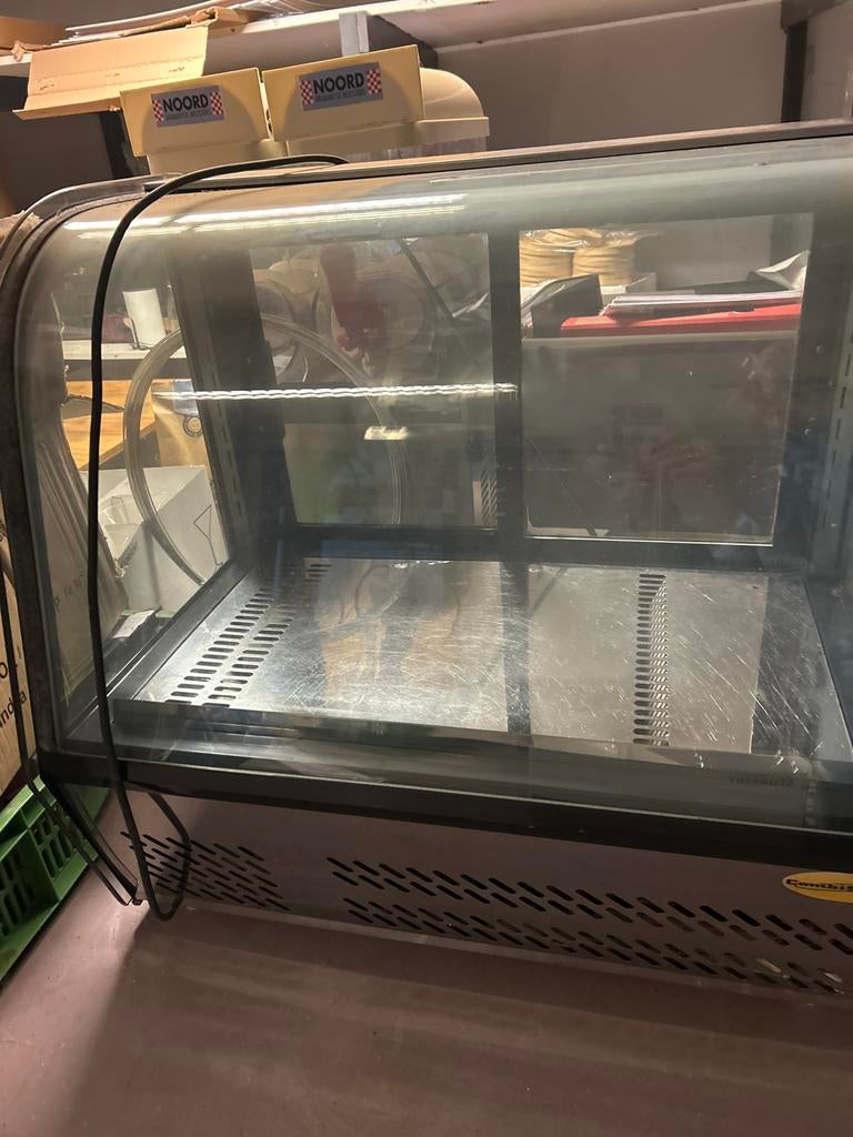 CombiSteel Horeca Vitrine met Twee Schuifdeuren, Ophalen of Verzenden, Gebruikt