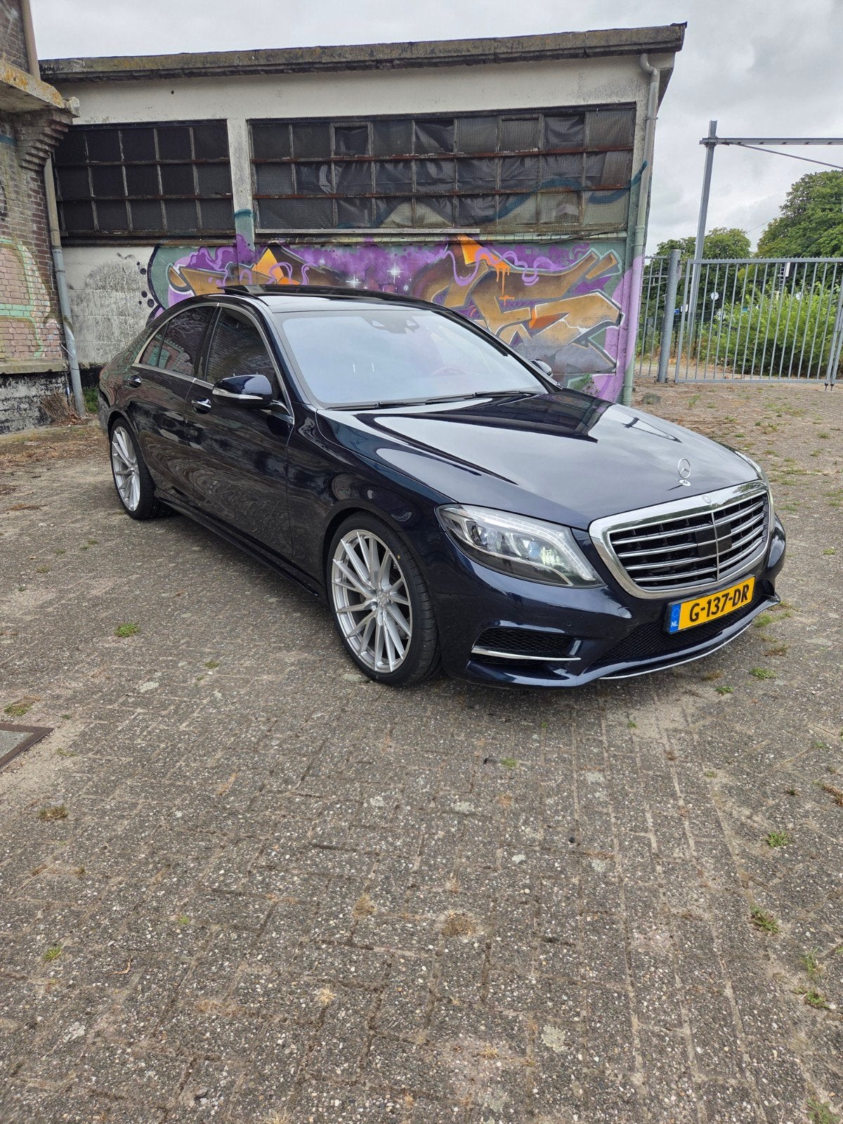 Mercedes-Benz S-Klasse 3.0 CDI S350 Bluetec 4MATIC AUT 2014, Auto's, Mercedes-Benz, Automaat, Zwart, Blauw, Elektronische parkeerrem