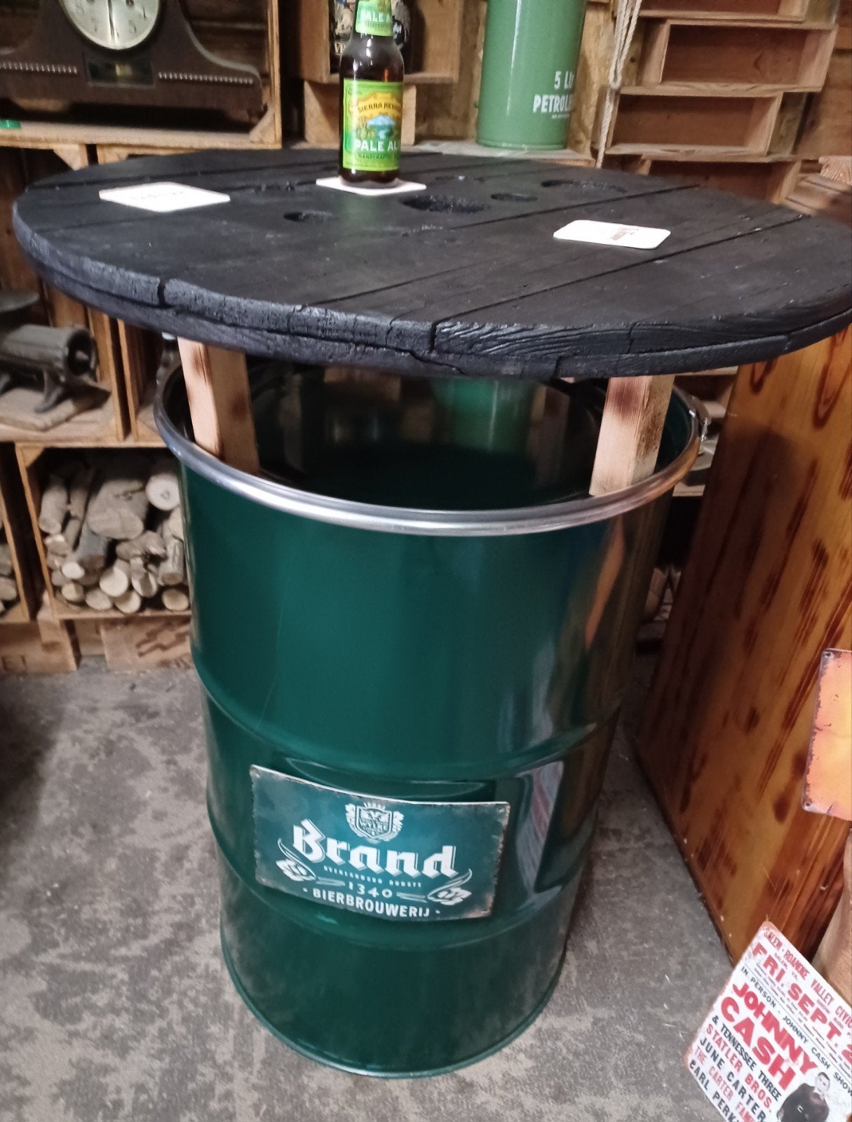 Sta-tafel  Brand, Affligem,  Westmalle., Ophalen