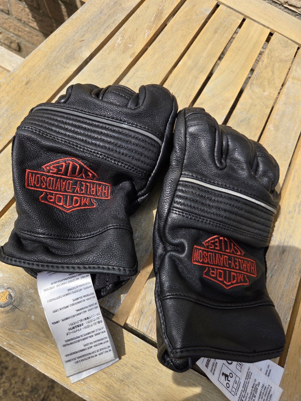 Harley-Davidson Grapnel Leren Motorhandschoenen Maat L, Motoren, Kleding | Motorkleding, Nieuw met kaartje, Harley-Davidson, Heren