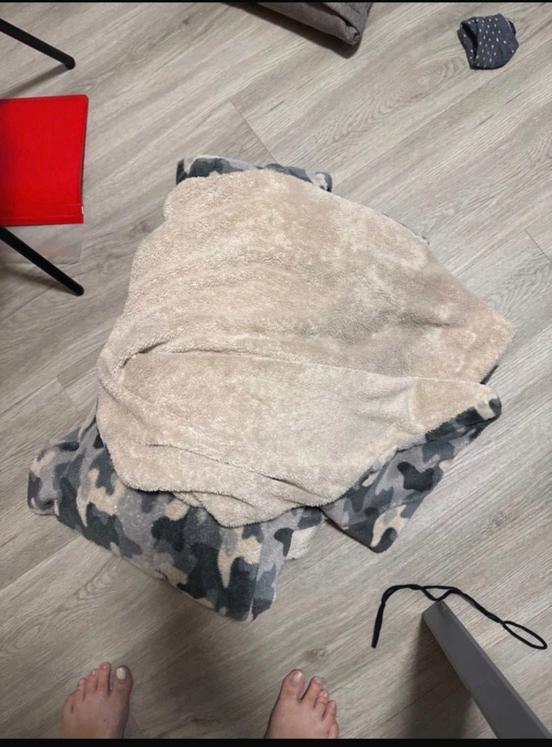 Optidee 1-persoons dekbed teddy pluche camouflage, Eenpersoons, Meerkleurig, Ophalen of Verzenden, Deken of Dekbed