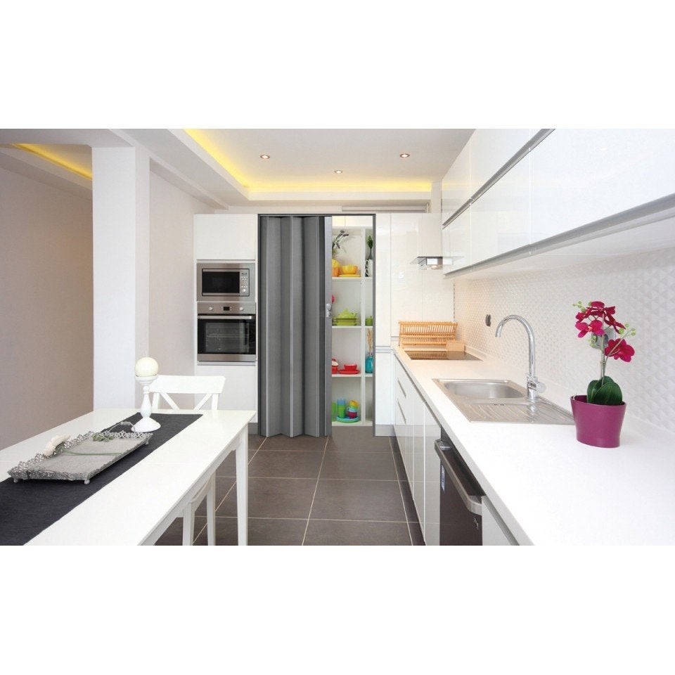 SALE Grosfillex Spacy vouwdeur zonder glas BxH 84x205 cm, Ophalen of Verzenden, Nieuw, Wit
