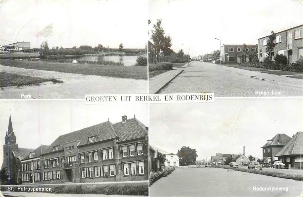 381-092-003 Berkel en Rodenrijs Groeten uit, Verzenden, Voor 1920, Zuid-Holland