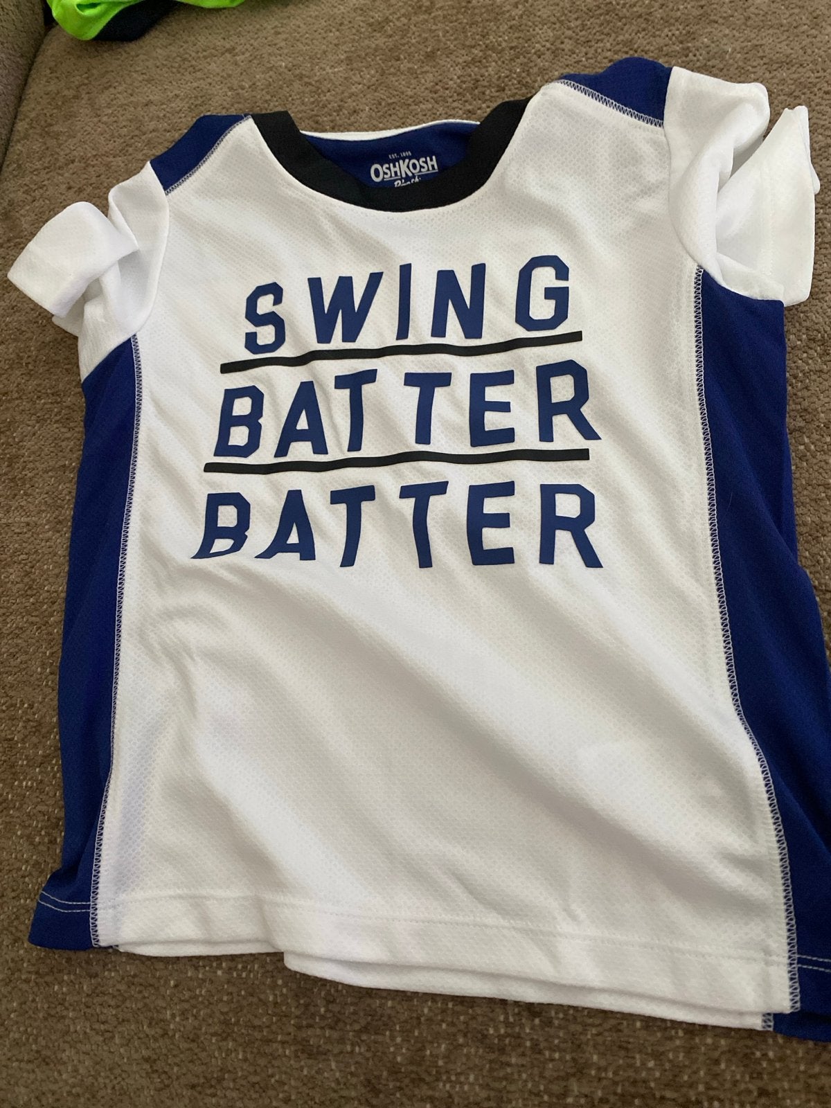 OshKosh T-shirt 'Swing Batter Batter' - Jongens, Ophalen of Verzenden, Gebruikt, Jongen